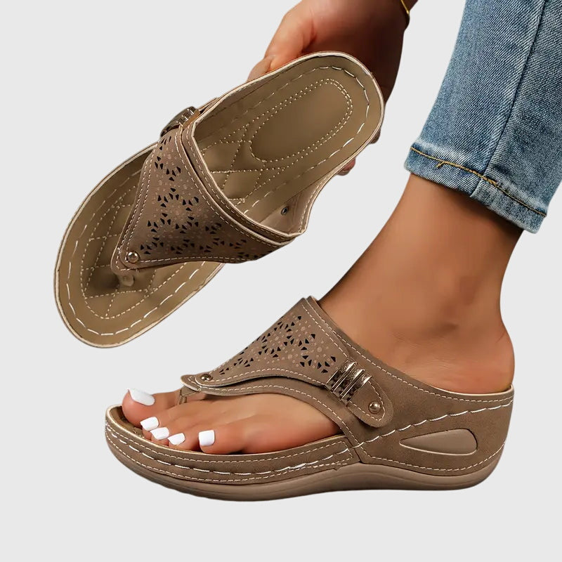 Slip-On Wedge Sandals