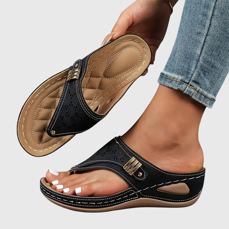 Slip-On Wedge Sandals