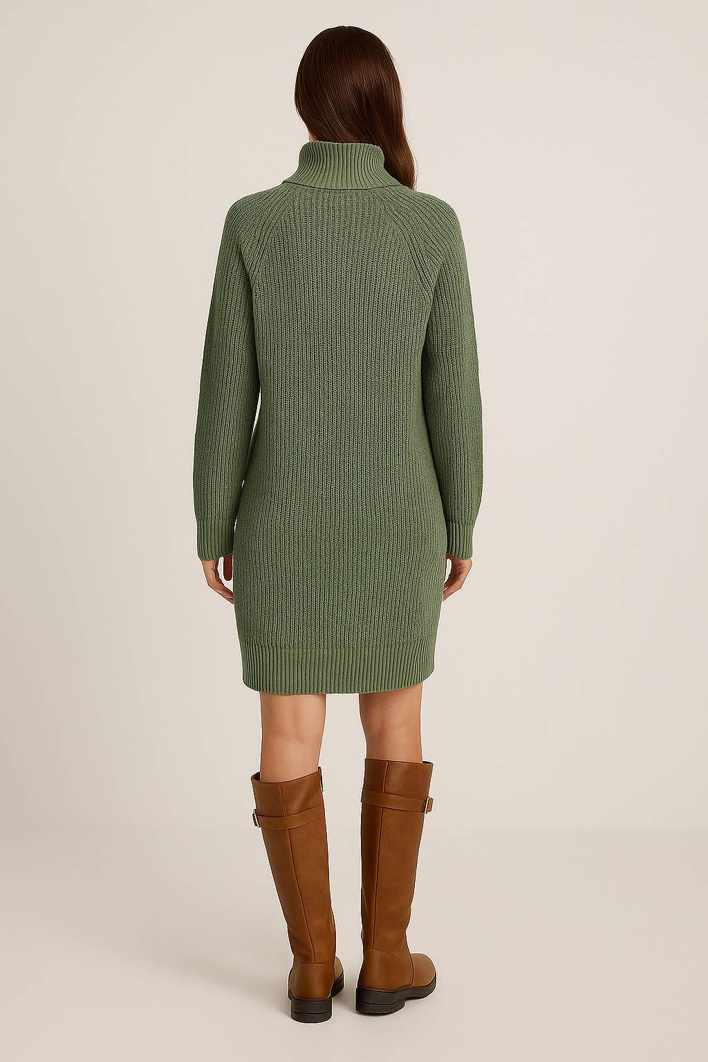 Dress Knitted Elegant Fit Timeless Versatile