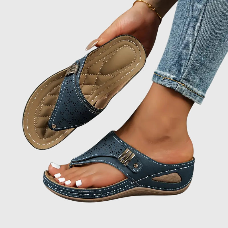 Slip-On Wedge Sandals