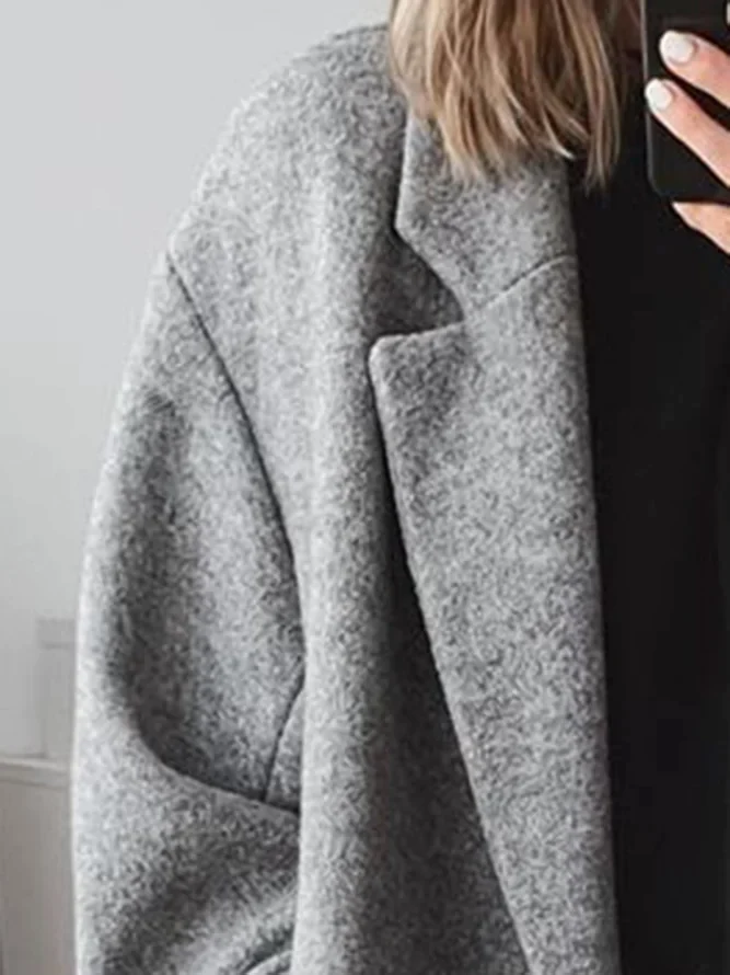 Women's Oversized Double Breasted Longline Winter Coat