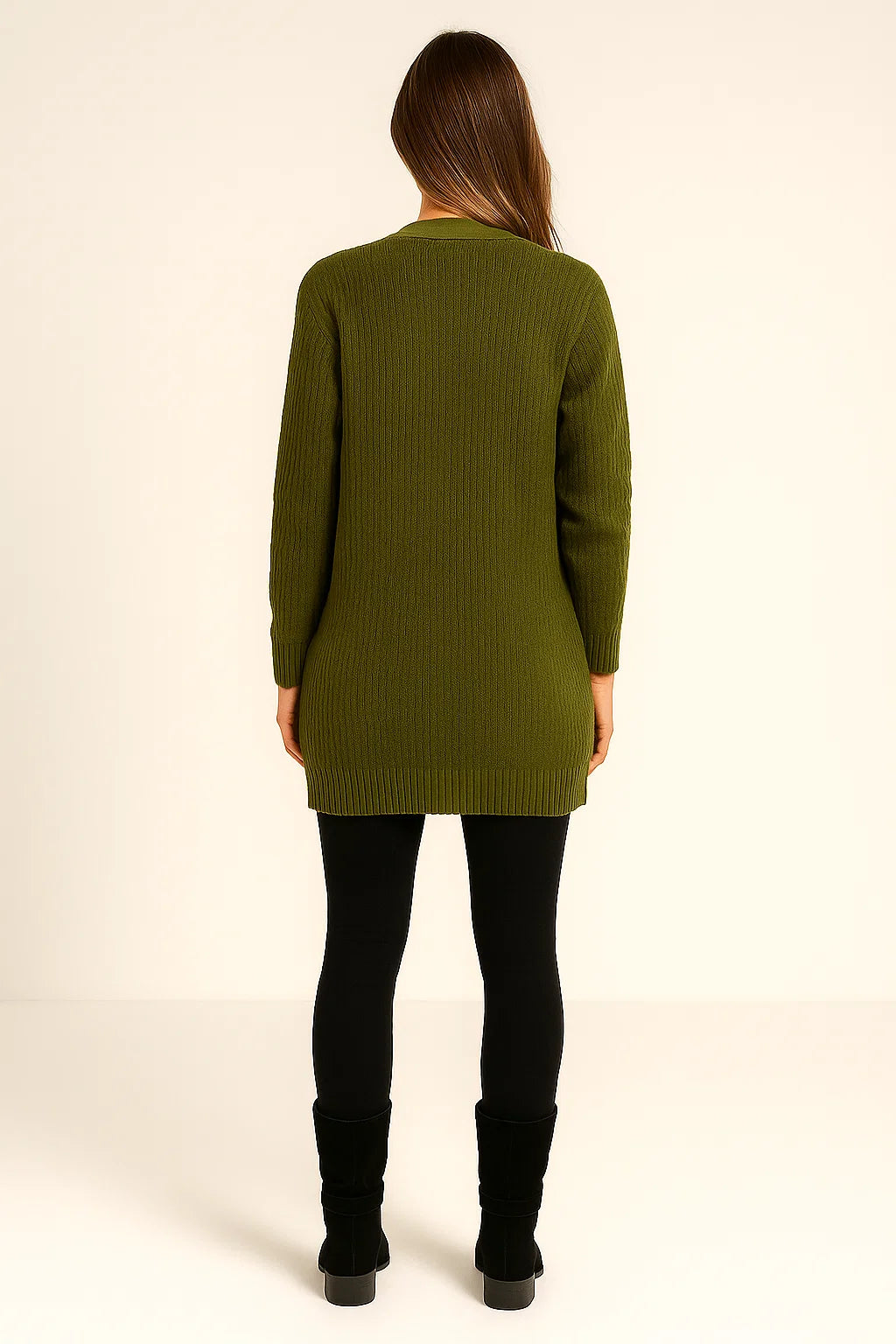 Cardigan Long Sleeve Button Down Classic