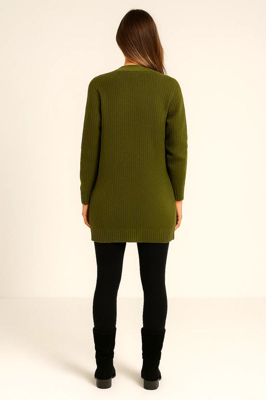 Cardigan – Long Sleeve – Button Down – Relaxed Fit – Classic Style