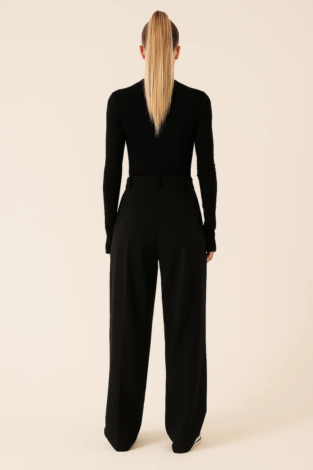 Trousers Long Shift Fit Woven Fabric