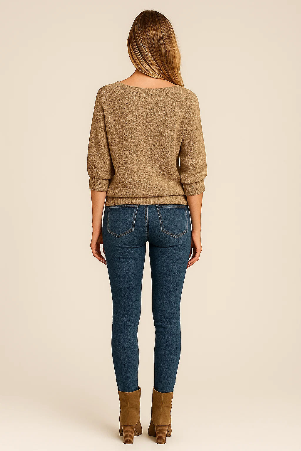 Knitted Sweater Women Soft Touch Minimalist Style