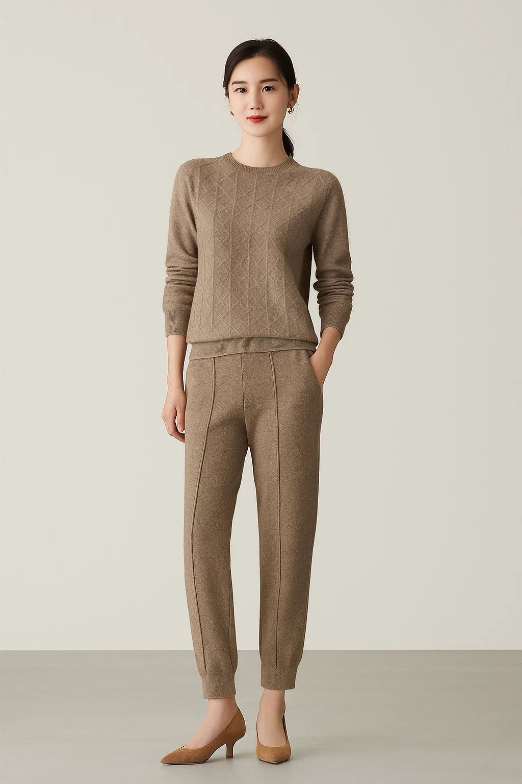 Wool Knit Sweater Women Soft Lightweight Warm