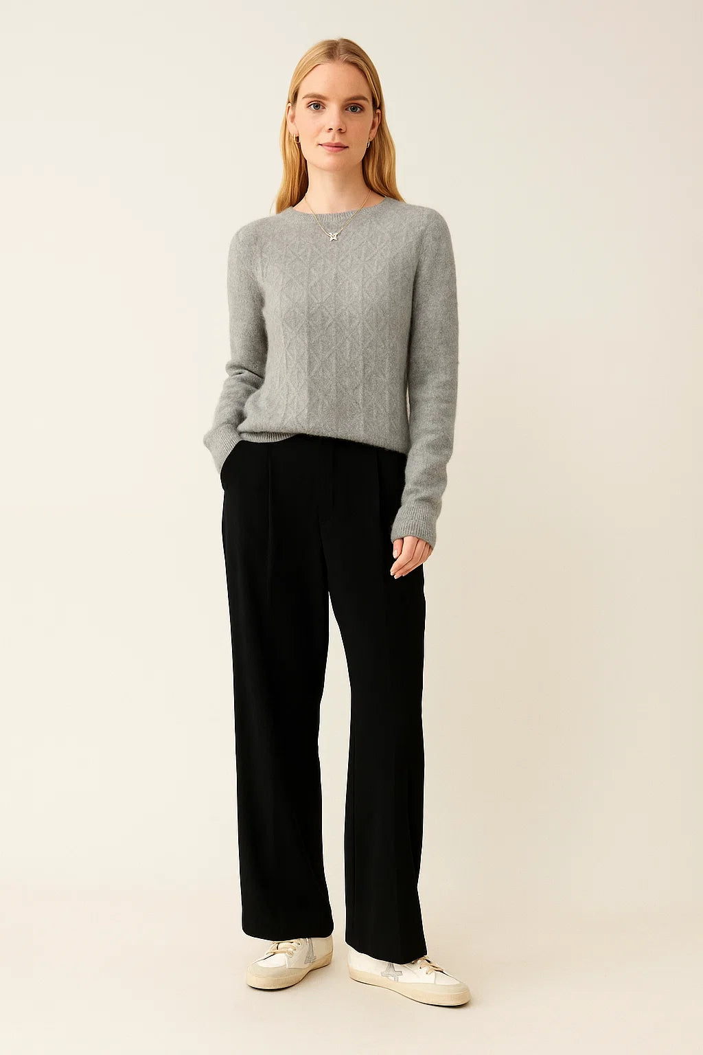 Wool Knit Sweater Women Soft Lightweight Warm