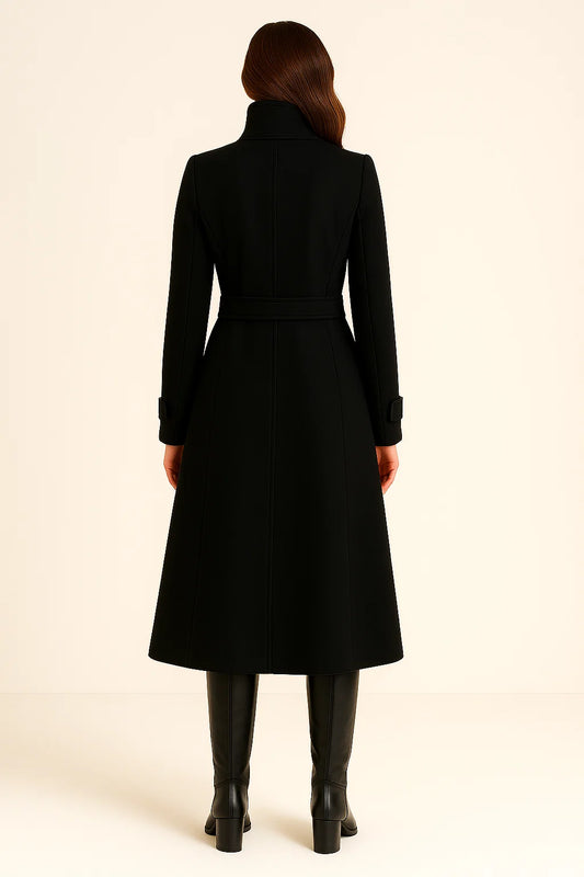 High-Neck Coat – Functional Outerwear