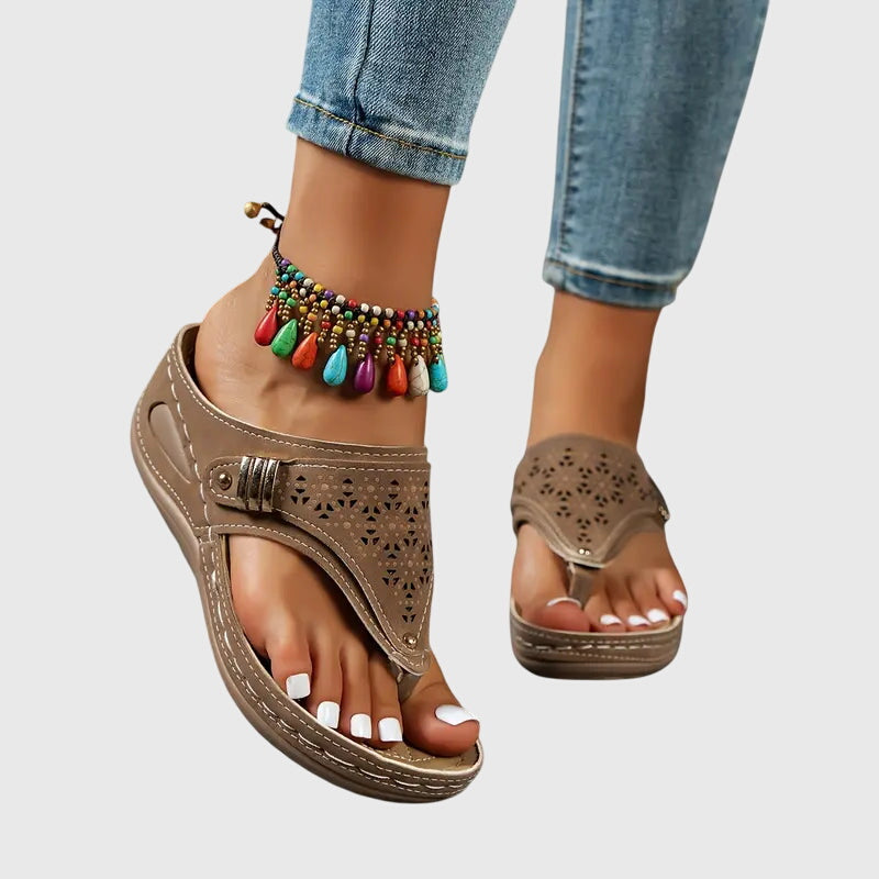 Slip-On Wedge Sandals