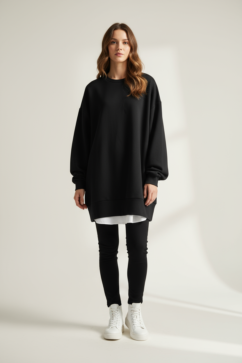 Oversized Dropped Shoulder Sweater Women Relaxed Style and Bold Colours