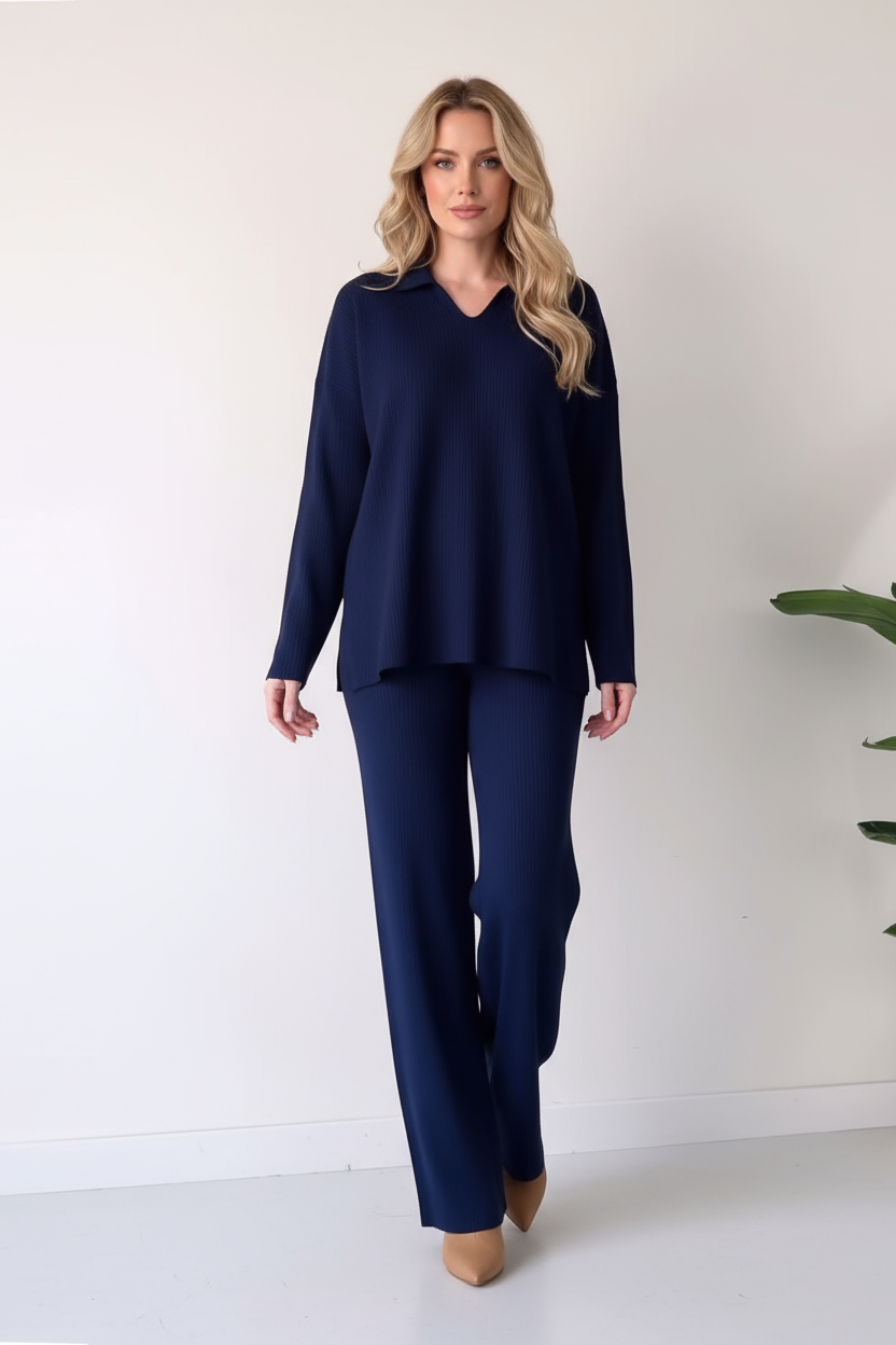 Casual Knitwear Set Women Relaxed Comfort Style