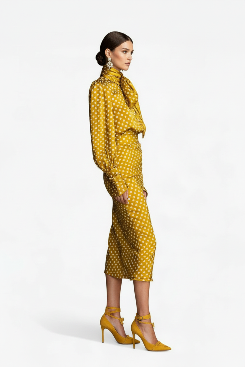 Coordinated Two Piece Set with Timeless Silhouette
