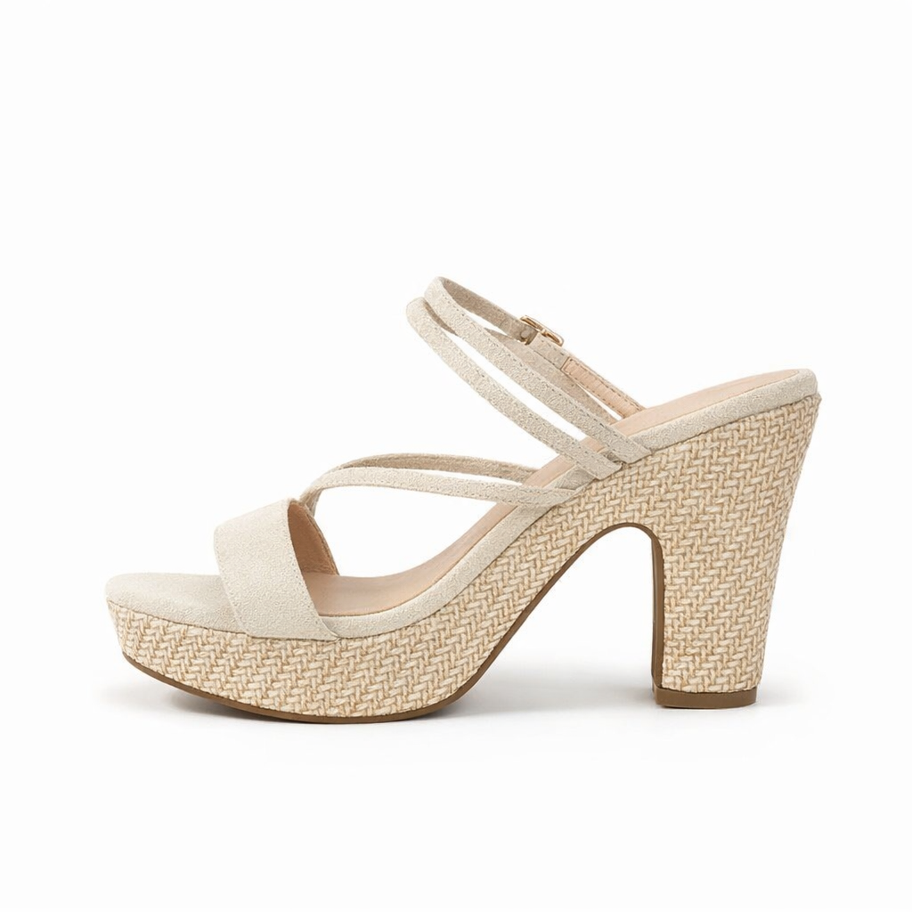 Strappy Stiletto Heeled Pumps