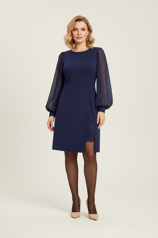 Slimming Elegant Dress with Timeless Silhouette