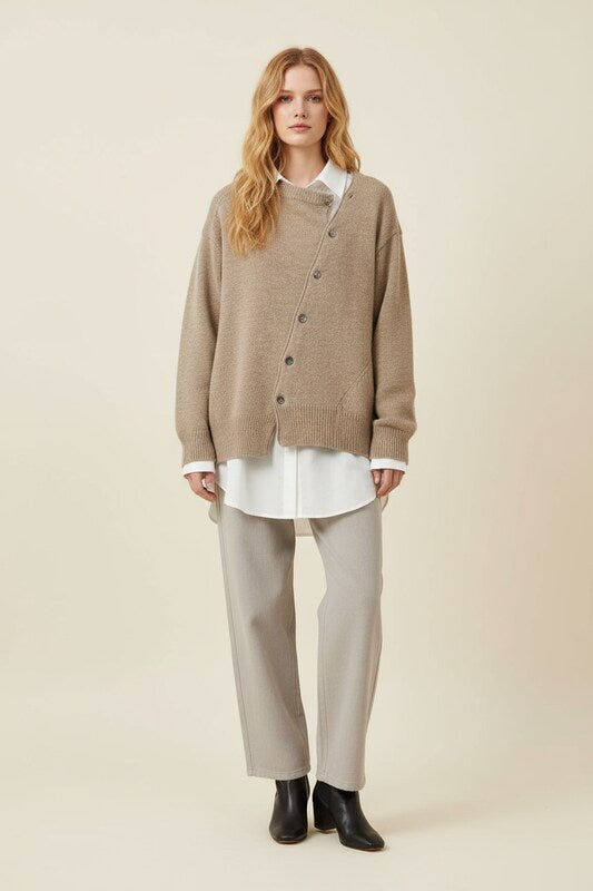 Slim Fit Knit Cardigan Women Timeless Layering