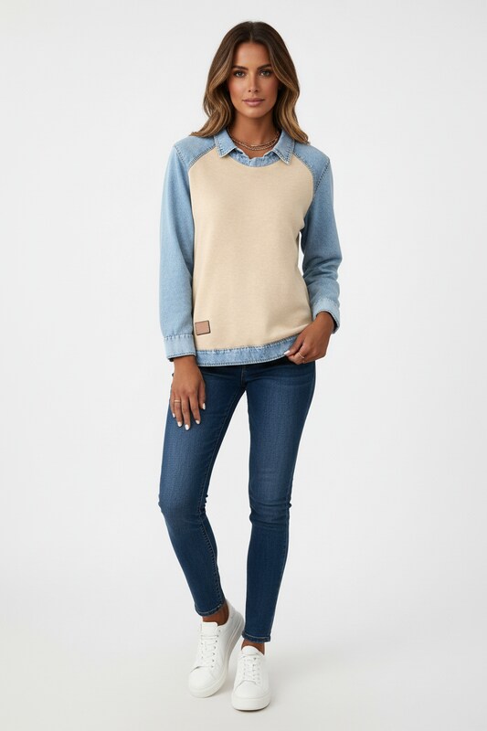 Long Sleeve Top with Modern Minimalist Fit
