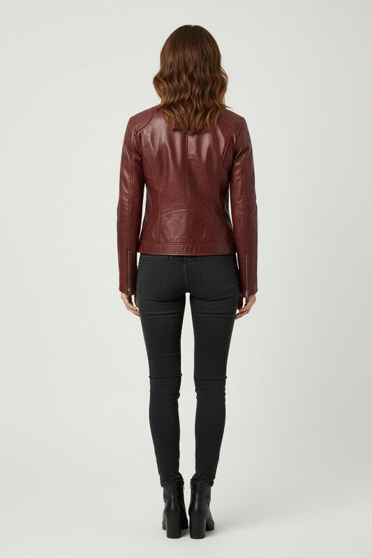 Structured Jacket with Insulated Lining and Adjustable Cuffs