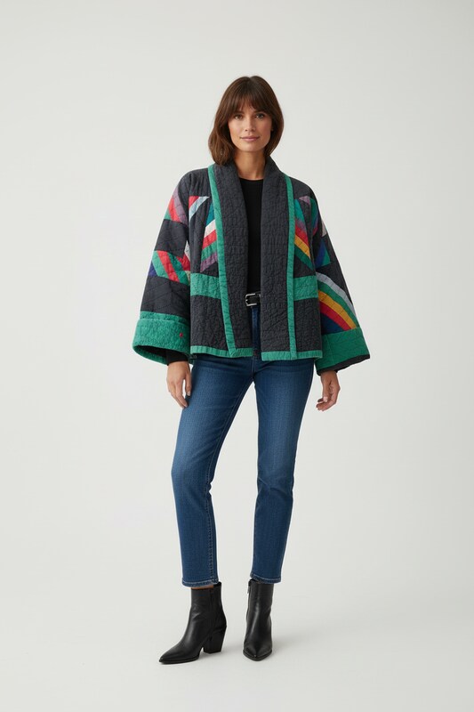 Vintage-Inspired Women's Jacket with Timeless Charm