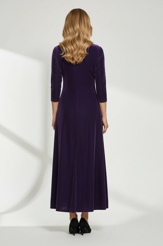 Elegant A Line Dress with Scoop Neckline