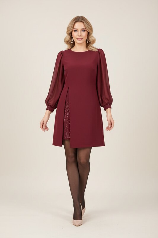 Slimming Elegant Dress with Timeless Silhouette