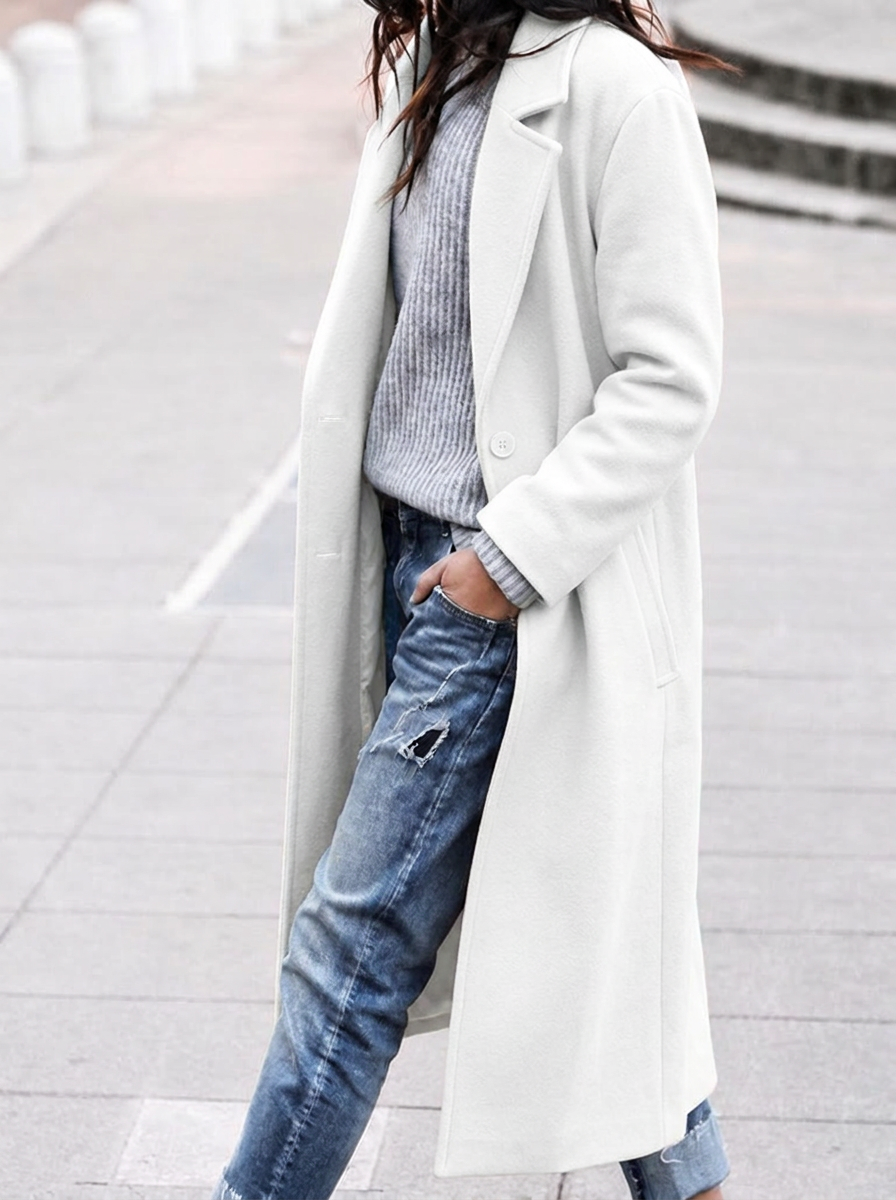 Women's Oversized Lapel Trench Coat