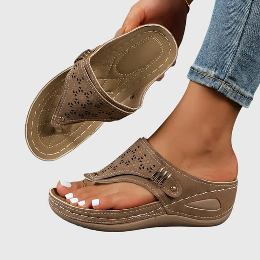 Slip-On Wedge Sandals