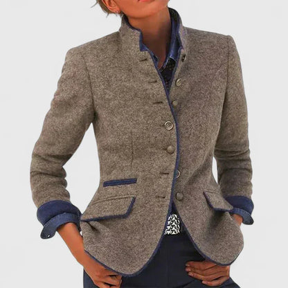 Women's Tailored Button-Up Blazer