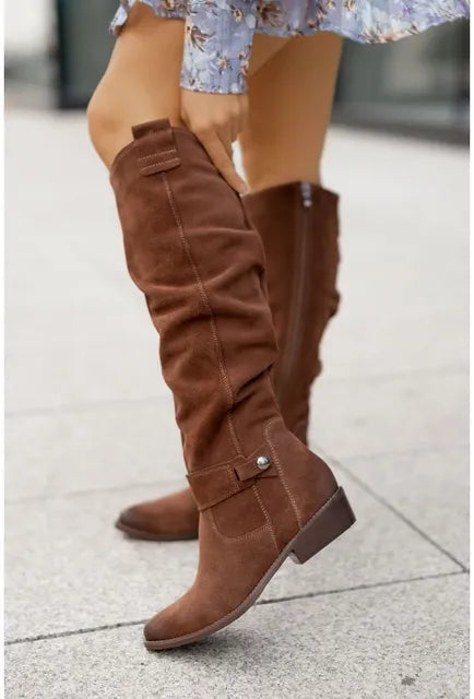 Women's Knee-High Slouch Boots