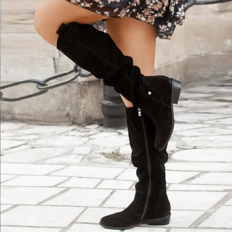 Women's Knee-High Slouch Boots