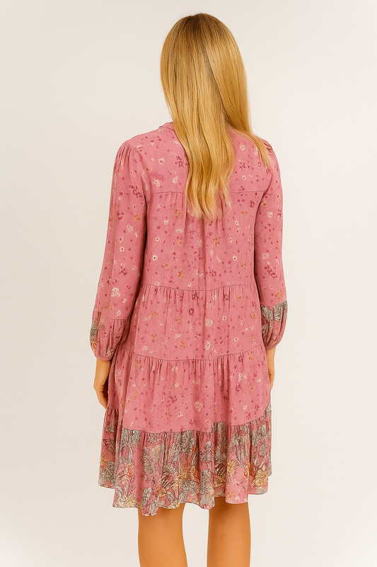 Boho Floral Midi Dress – Lightweight, Flowy, and Feminine