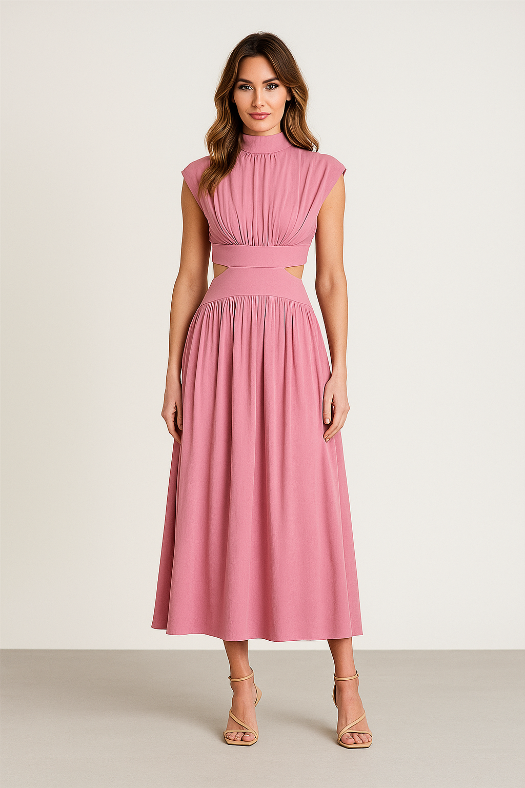 Classic Summer Dress – Short Sleeve Elegance & Everyday Comfort