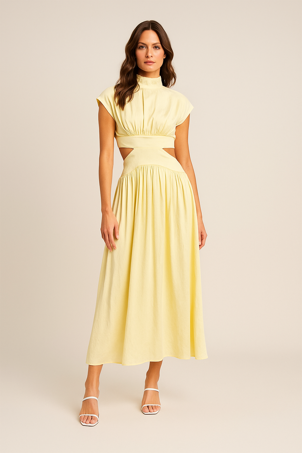 Classic Summer Dress – Short Sleeve Elegance & Everyday Comfort