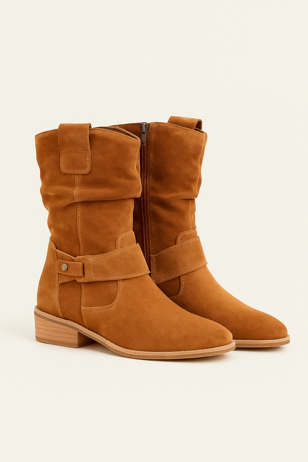 Ankle Boots – Oval Toe – Low Heel – Everyday Casual Staple