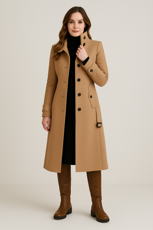 High-Neck Coat – Functional Outerwear