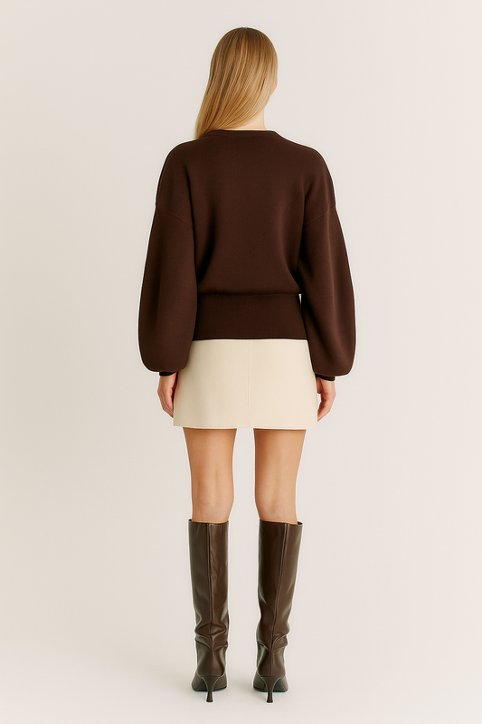 Buttoned Knit Cardigan – Regular Fit