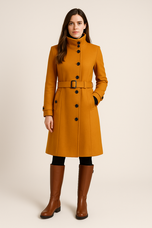 High-Neck Coat – Functional Outerwear