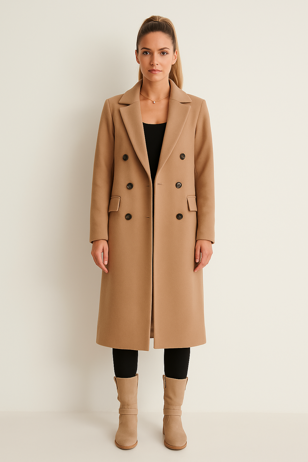 Winter Coat – Comfortable Fit – Full-Length – Clean Silhouette