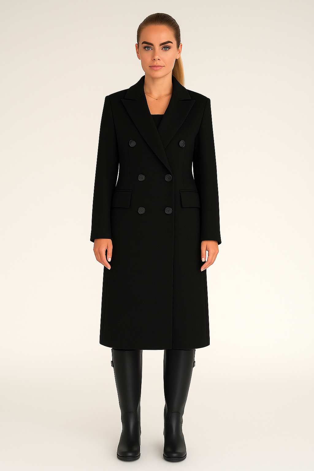 Winter Coat – Comfortable Fit – Full-Length – Clean Silhouette