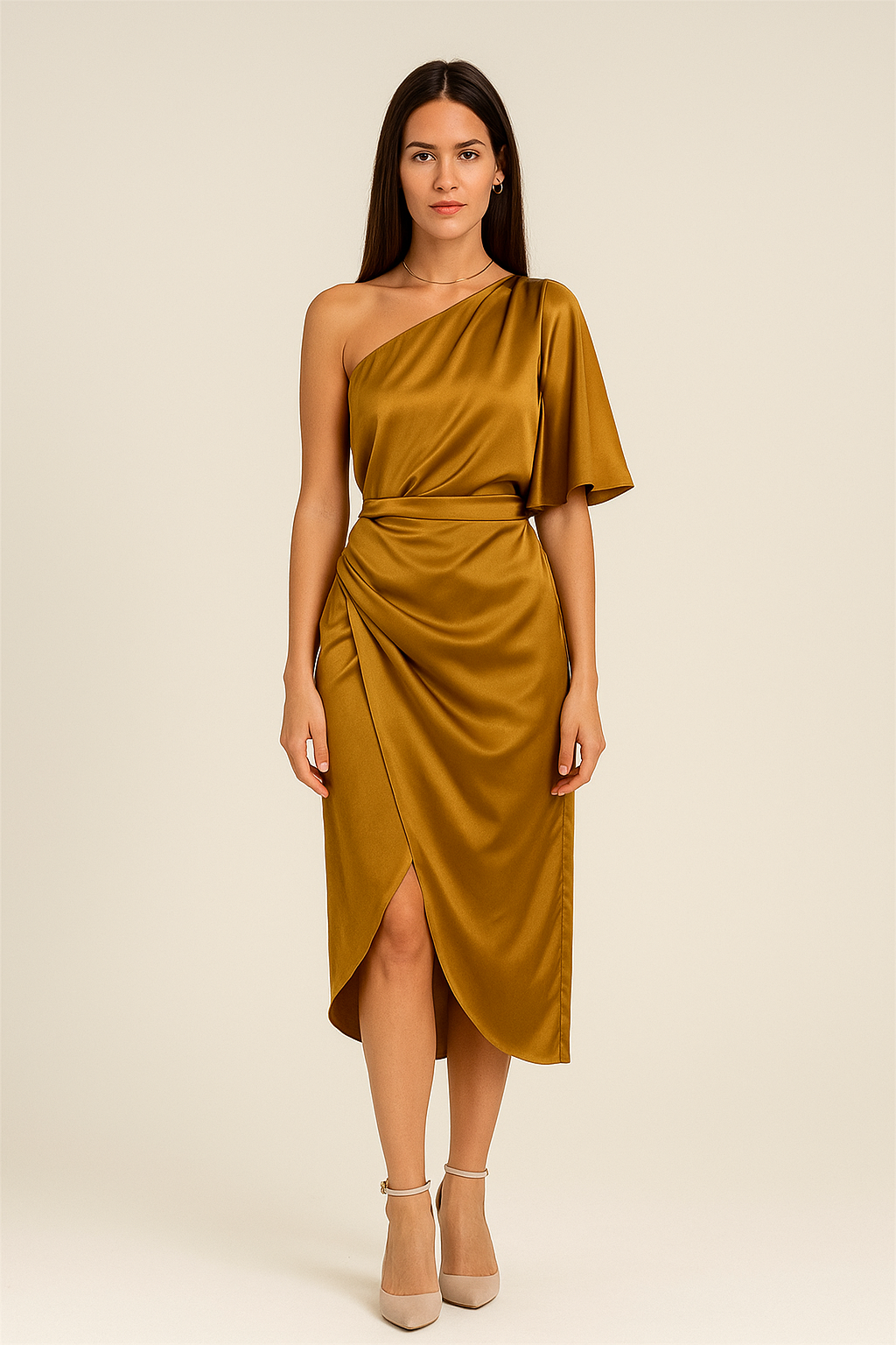 Dress Minimalist Elegant Silhouette Versatile Easy Care