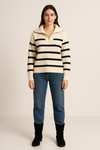 Cardigan Retro Zip Loose Fit Women
