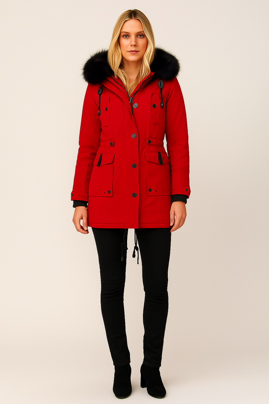 Winter Coat – Hooded – Full Length – Warm & Stylish – Cold Weather Essential