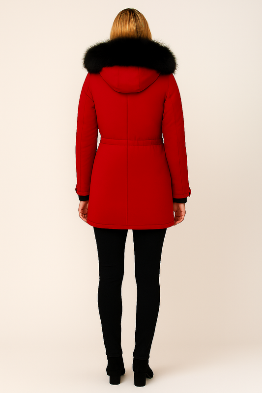 Winter Coat – Hooded – Full Length – Warm & Stylish – Cold Weather Essential