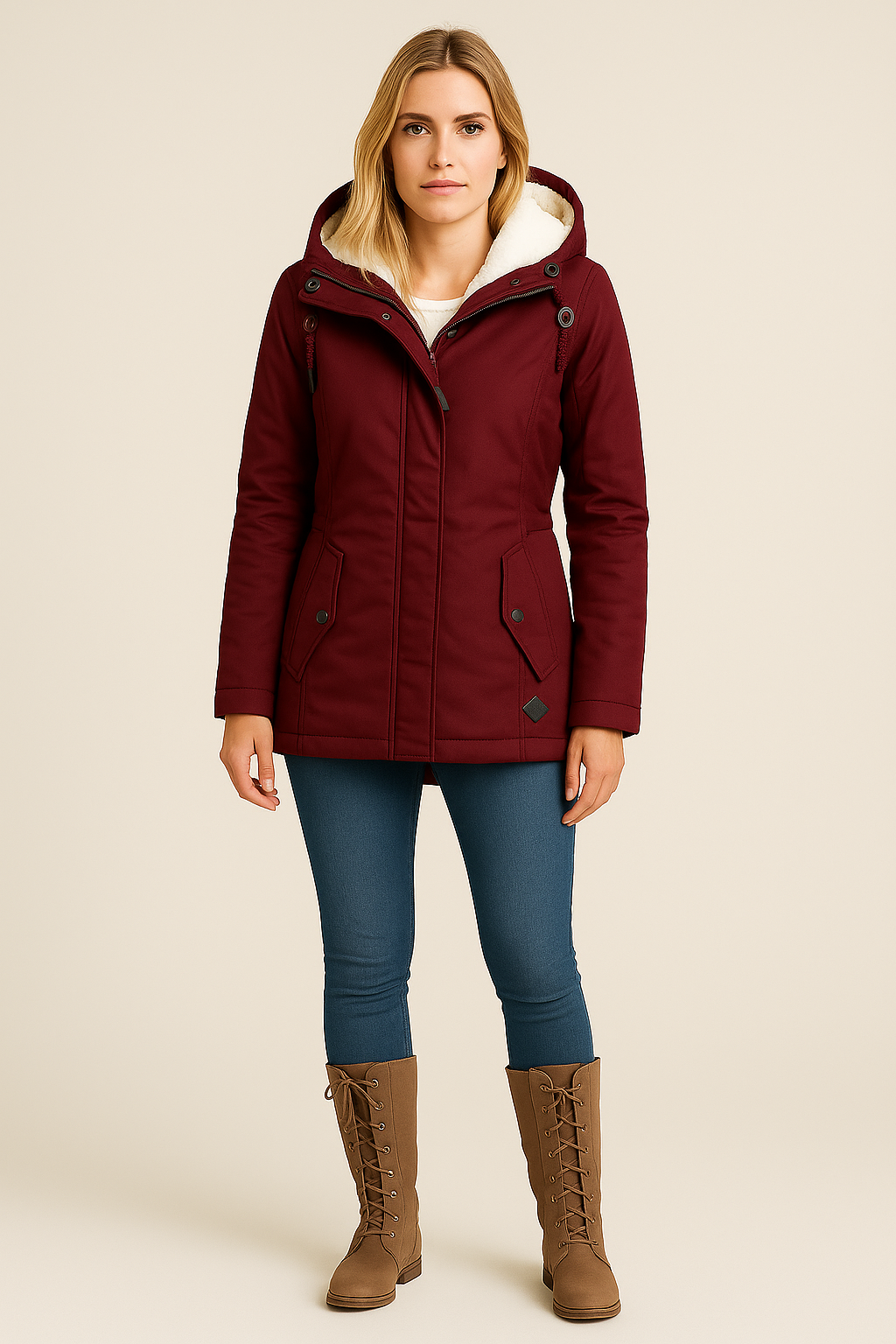 Jacket – Hooded – Drawcord – Extended Hem – Lightweight
