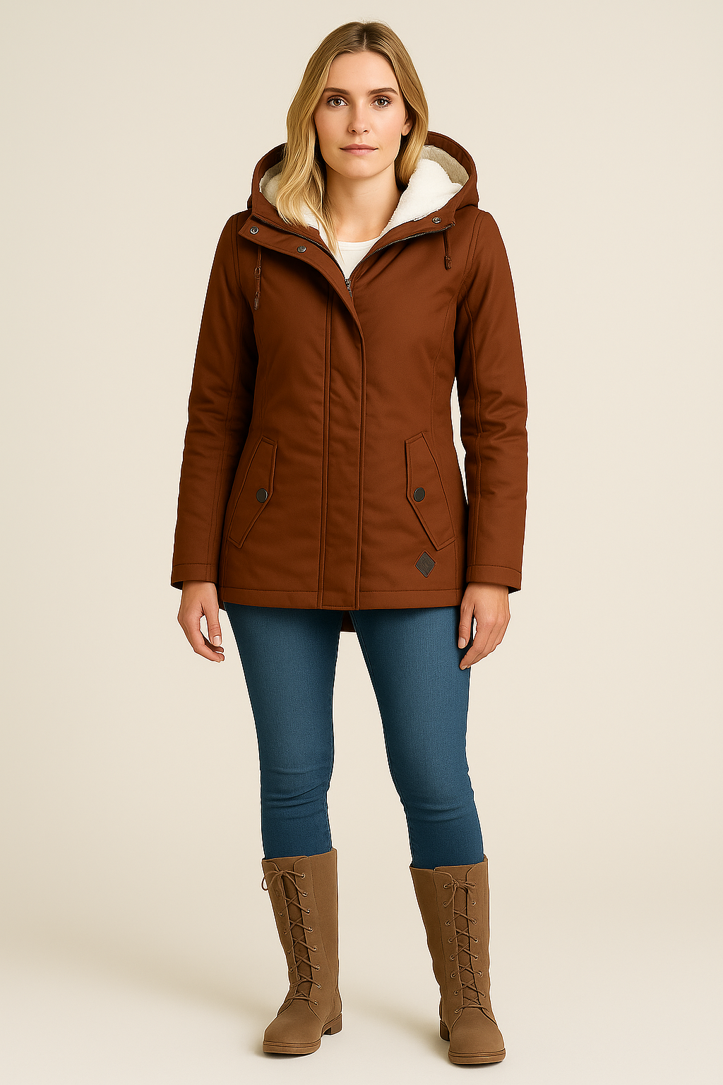 Jacket – Hooded – Drawcord – Extended Hem – Lightweight