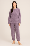 2 Piece Pyjama Set Pullover Top Trousers Loungewear