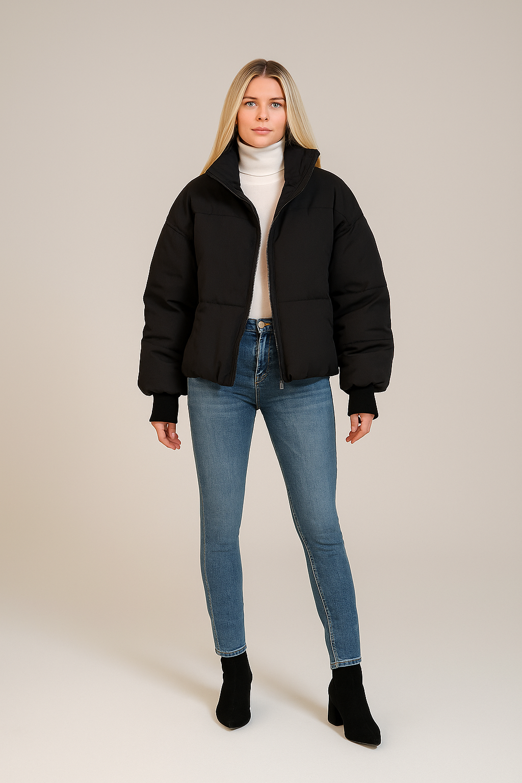 Women’s Oversized Puffer Jacket Chunky Warm Layer