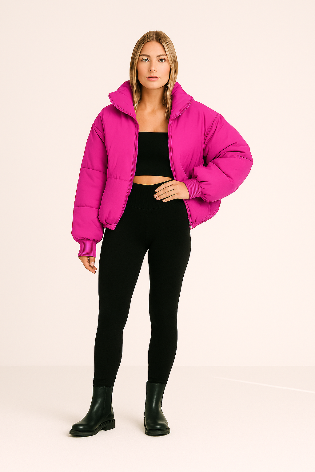 Women’s Oversized Puffer Jacket Chunky Warm Layer