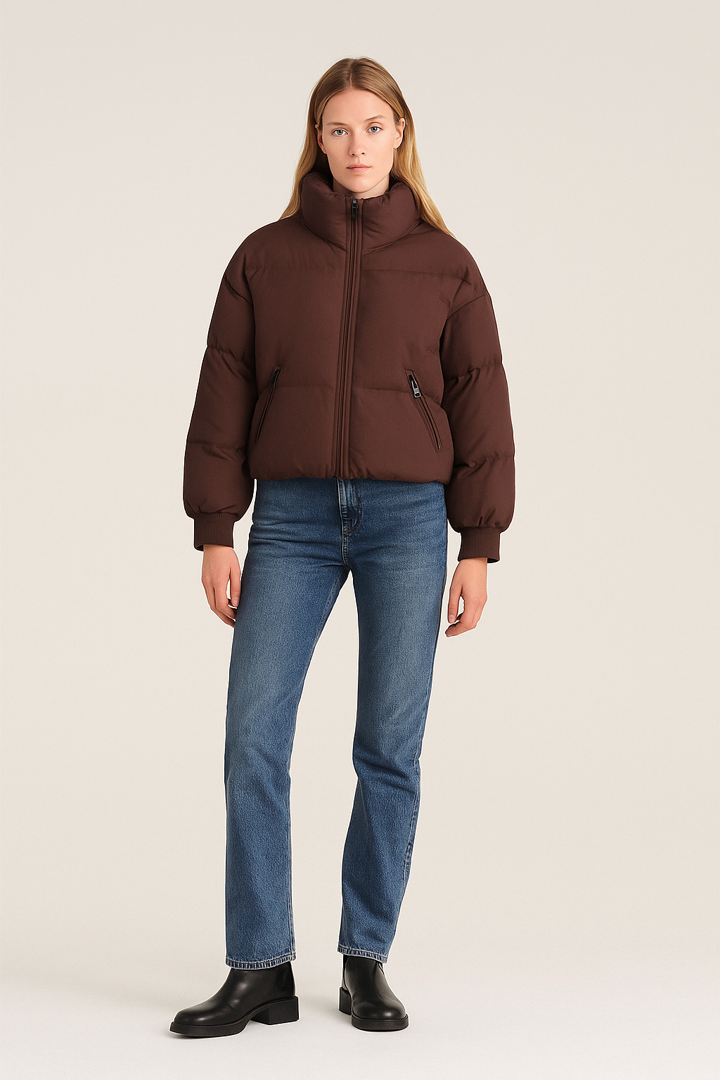Women’s Oversized Puffer Jacket Chunky Warm Layer