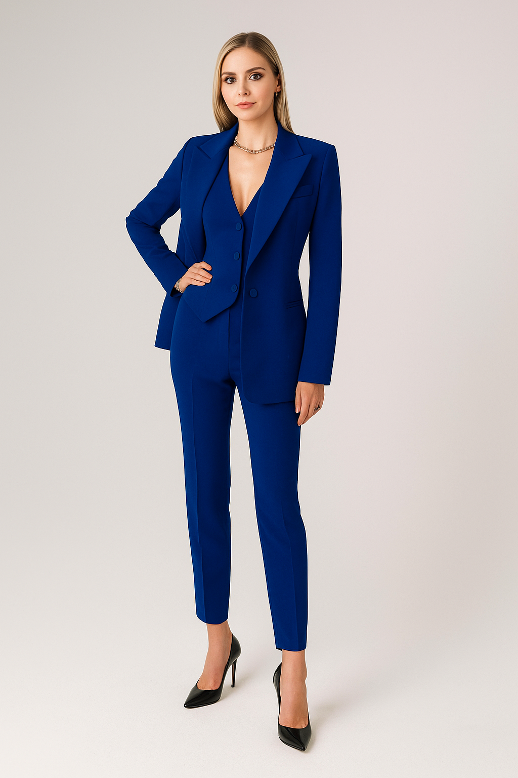 Suit – Three Piece – Tailored Fit – Formal Look – Women's Set