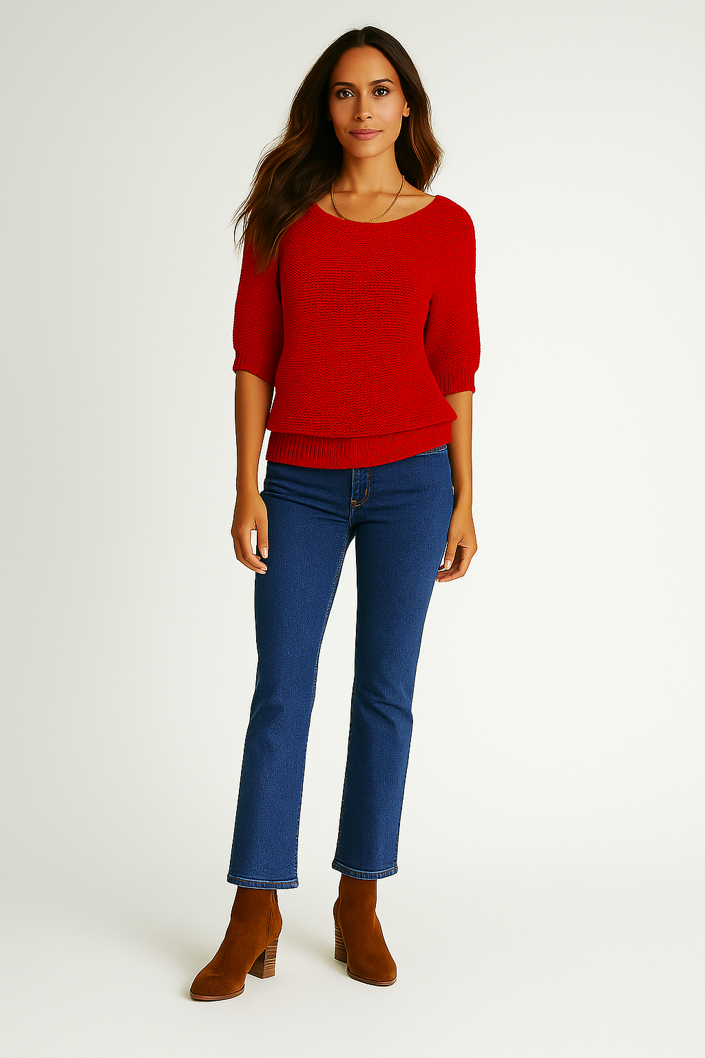 Knitted Sweater Women Soft Touch Minimalist Style